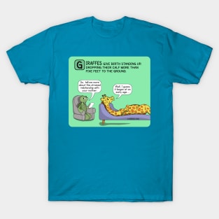 GIRAFFE THERAPY - ZOODRAWS COMIC T-Shirt